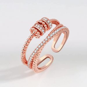 Stacked Fidget Ring